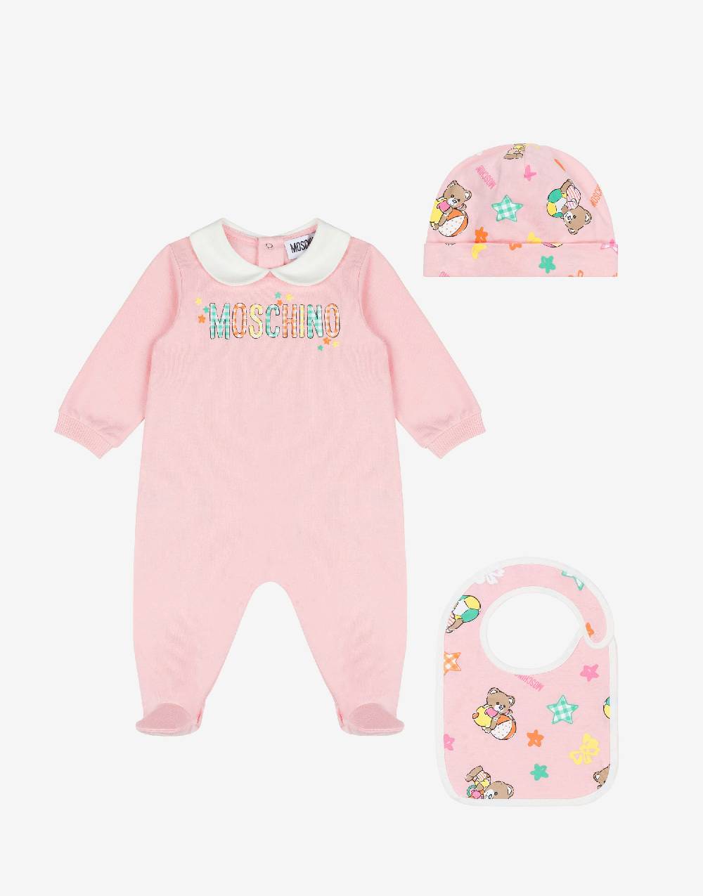 Love Moschino Set tutina, cappello e bavaglino Baby Teddy Bear