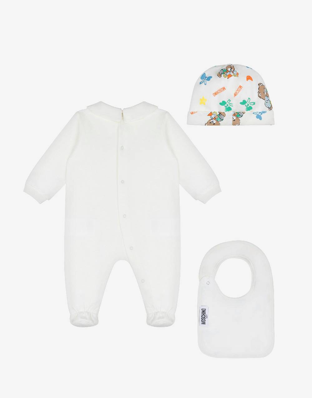 Love Moschino Set Tutina, Cappello E Bavaglino Baby Teddy Bear