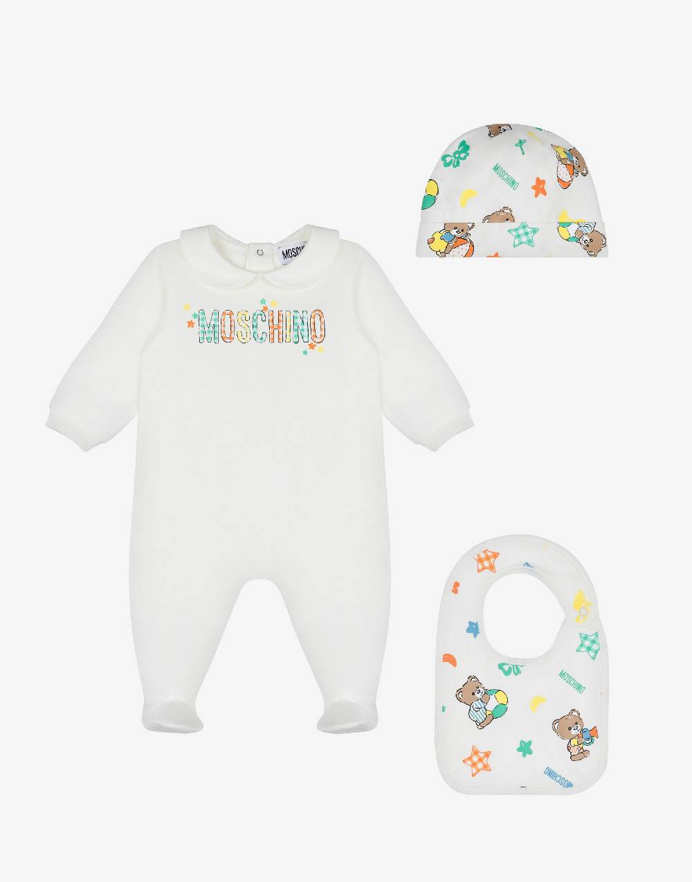 Love Moschino Set tutina, cappello e bavaglino Baby Teddy Bear