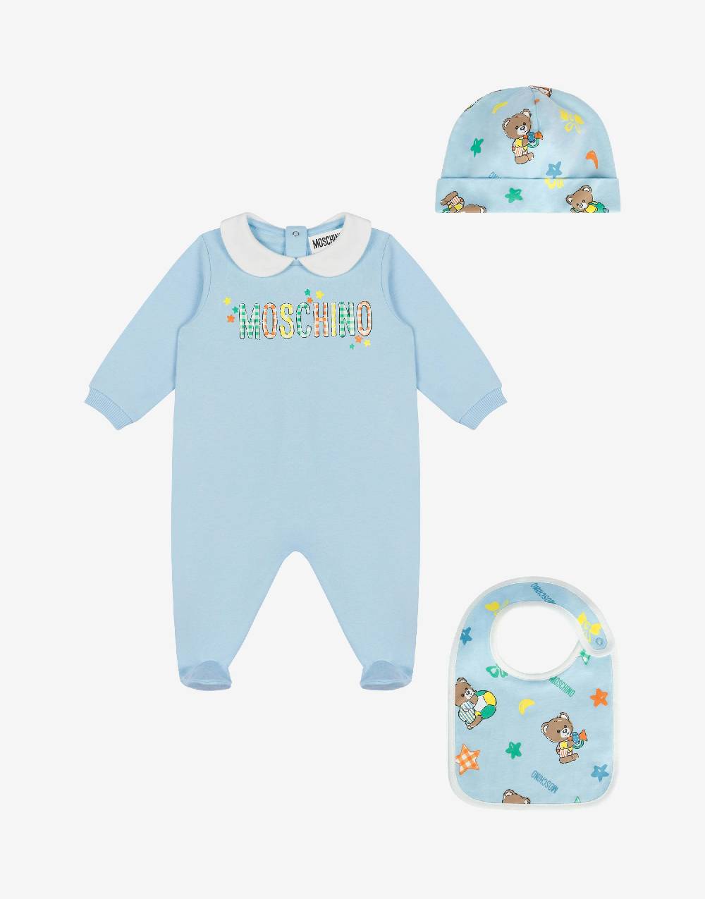 Love Moschino Set tutina, cappello e bavaglino Baby Teddy Bear