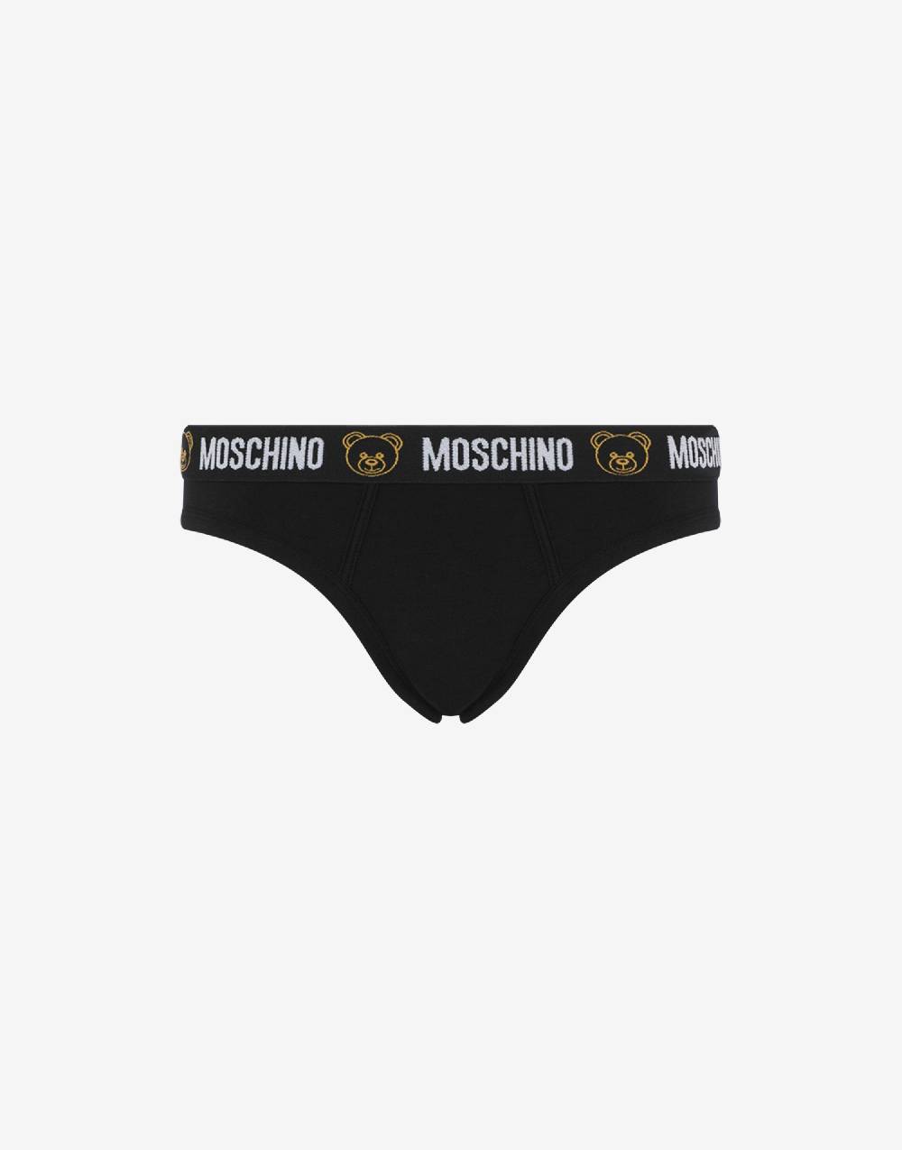 Love Moschino Slip in jersey stretch Flock Teddy Bear