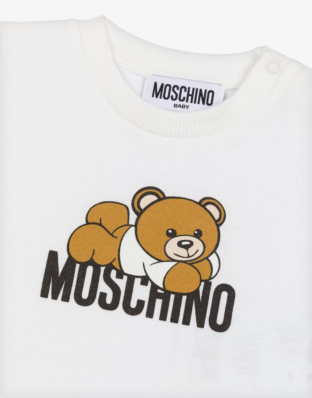 Love Moschino T-shirt In Cotone Organico Lovely Teddy Bear
