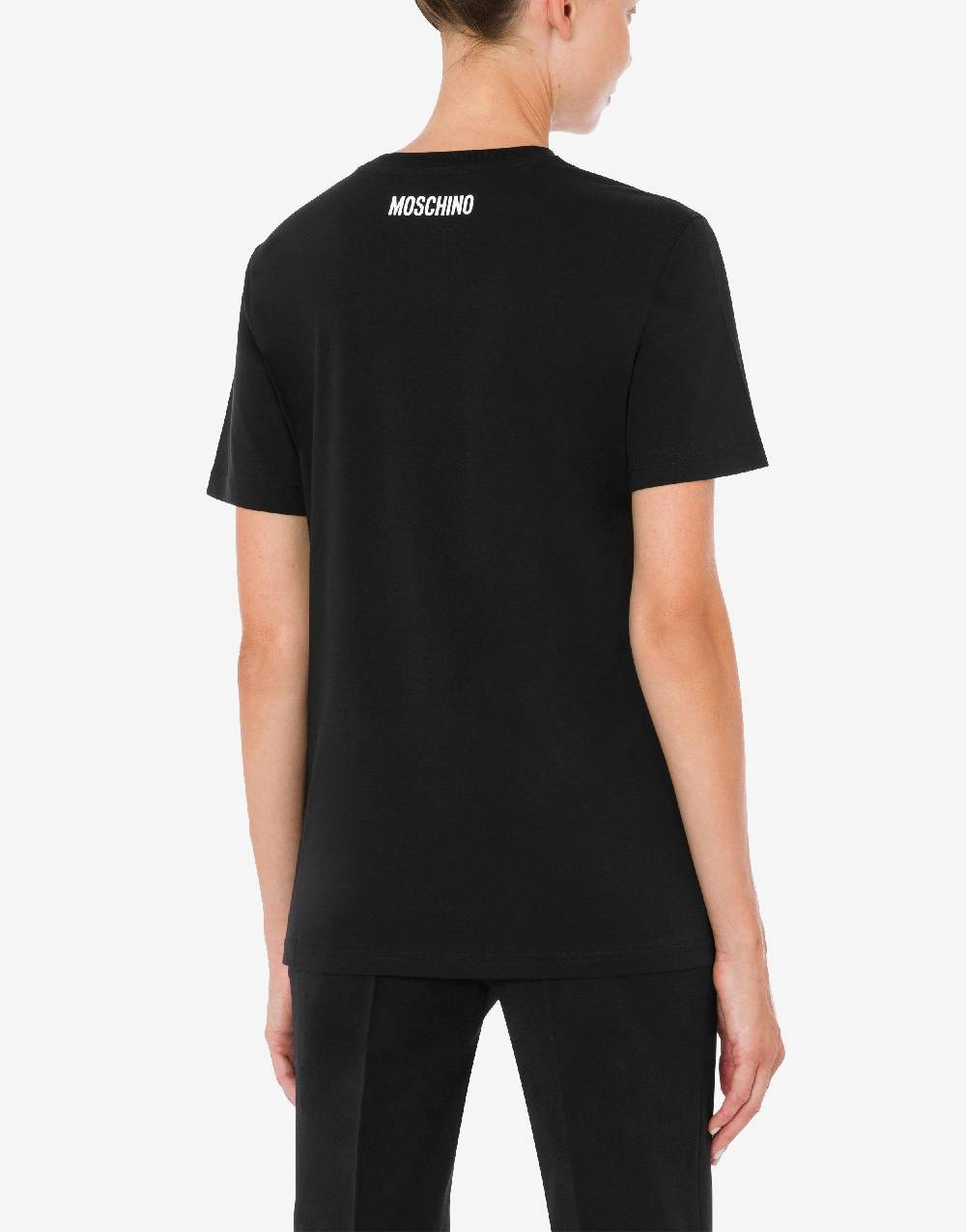 Love Moschino T-shirt In Jersey Organico You Can't Be Serious