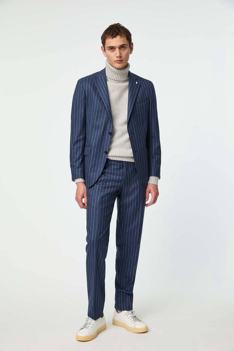 Lubiam Abito JAMES blu denim gessato Abito JAMES blu denim gessato Lubiam Abito JAMES blu denim gessato Abito JAMES blu denim gessato