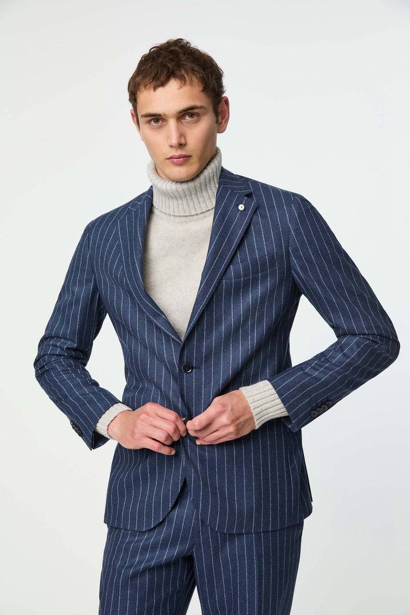 Lubiam Abito JAMES Blu Denim Gessato Abito JAMES Blu Denim Gessato