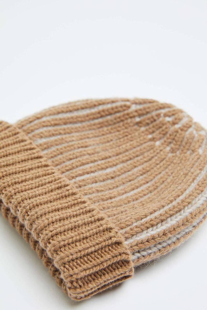 Lubiam Berretto A Coste Nocciola Berretto A Coste Nocciola