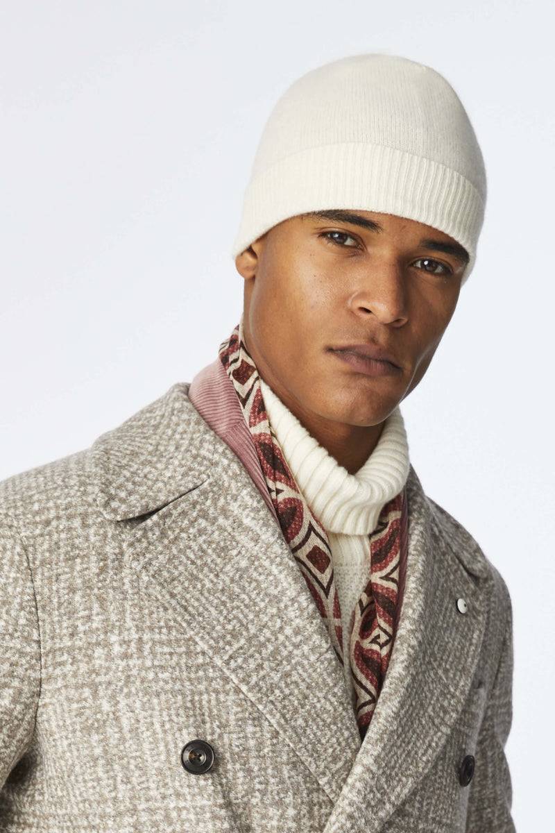 Lubiam Berretto in cashmere bianco Berretto in cashmere bianco