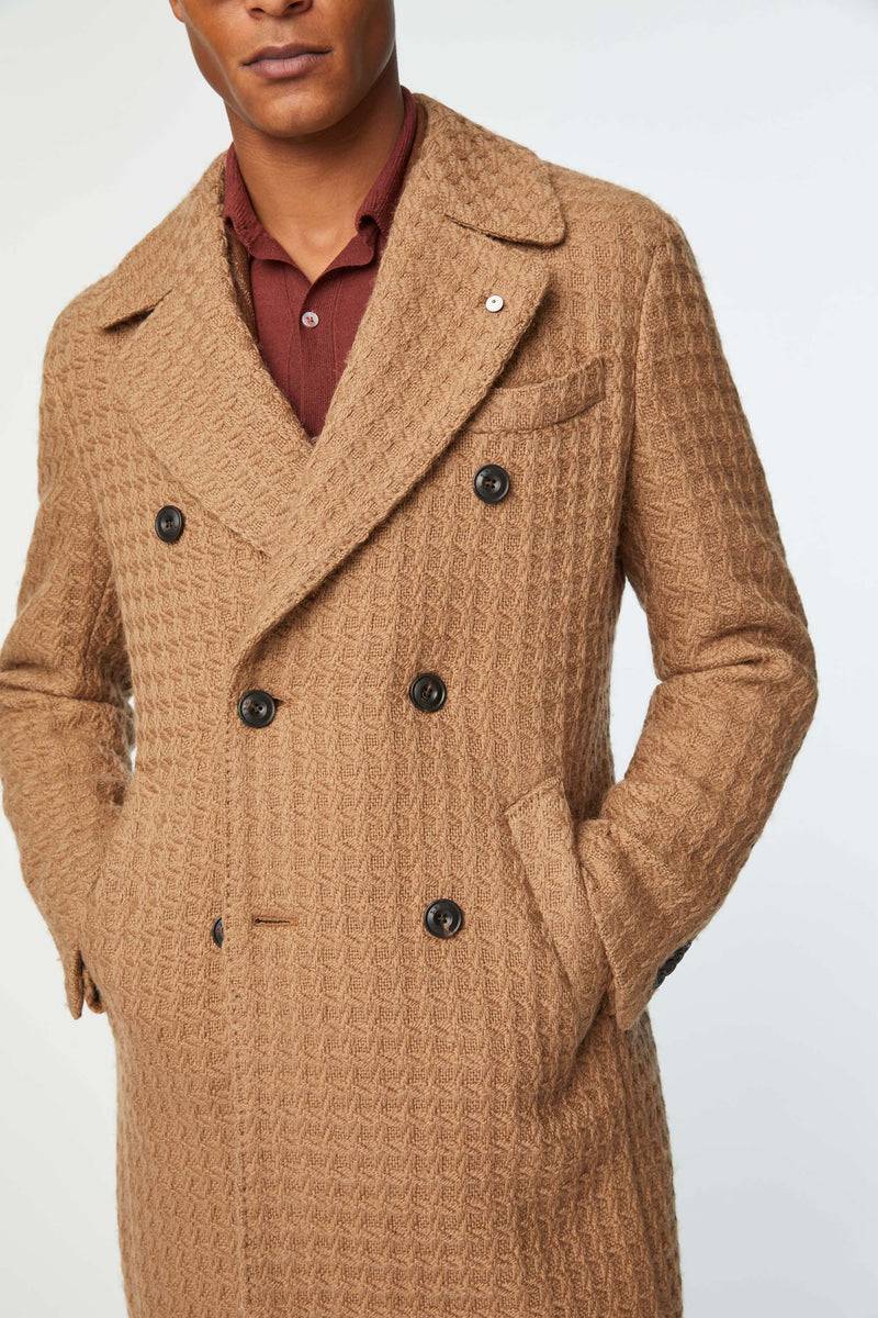 Lubiam Cappotto Doppiopetto Non Trattato Nocciola Cappotto Doppiopetto Non Trattato Nocciola