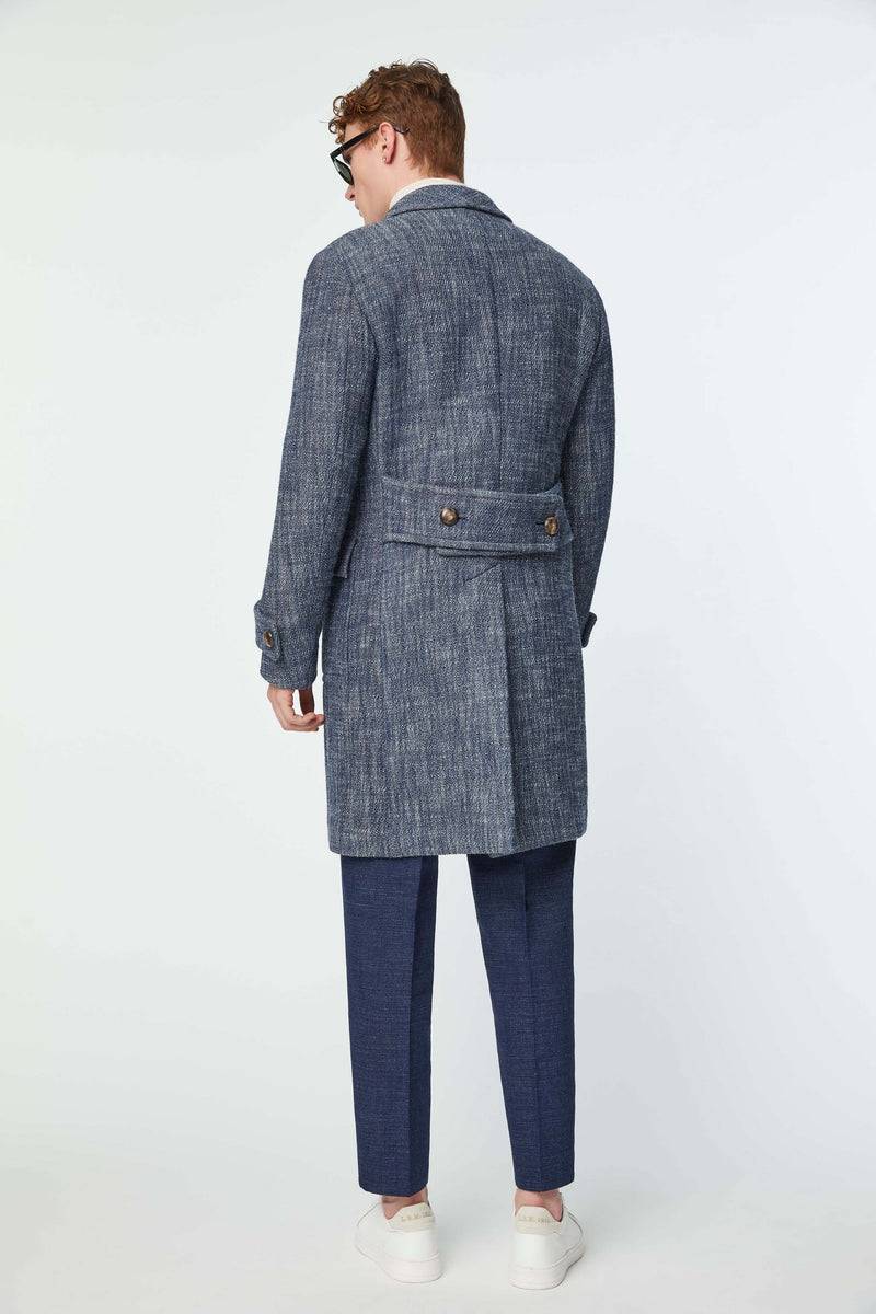 Lubiam Cappotto Doppiopetto Sartorial Indigo Cappotto Doppiopetto Sartorial Indigo