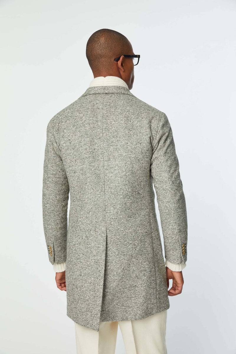 Lubiam Cappotto London In Jersey Verde Pastello Cappotto London In Jersey Verde Pastello