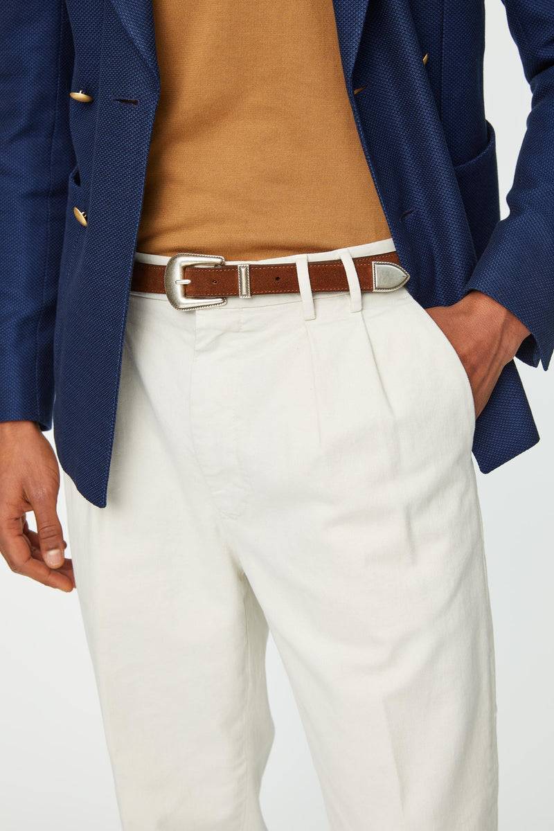 Lubiam Cintura Texana In Suede Cerato Cintura Texana In Suede Cerato