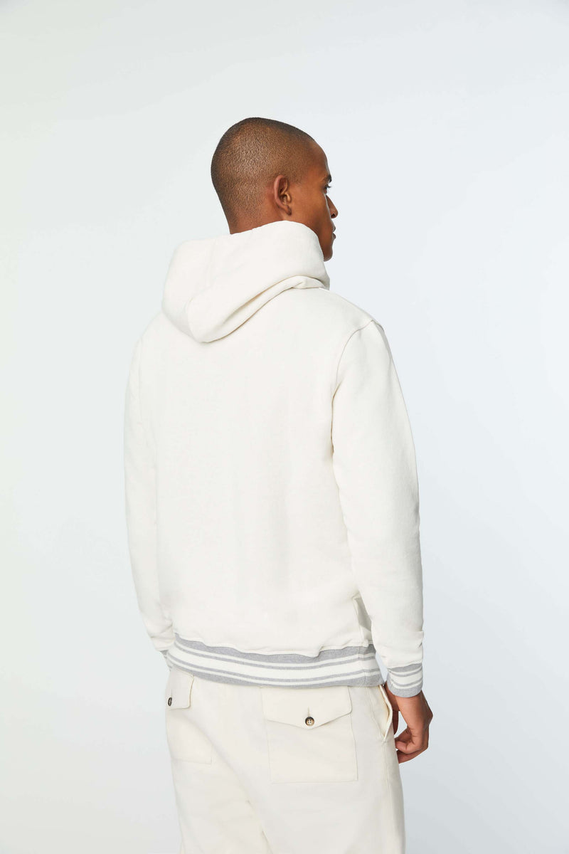 Lubiam Felpa Con Cappuccio E Dettagli In Contrasto Felpa Con Cappuccio E Dettagli In Contrasto