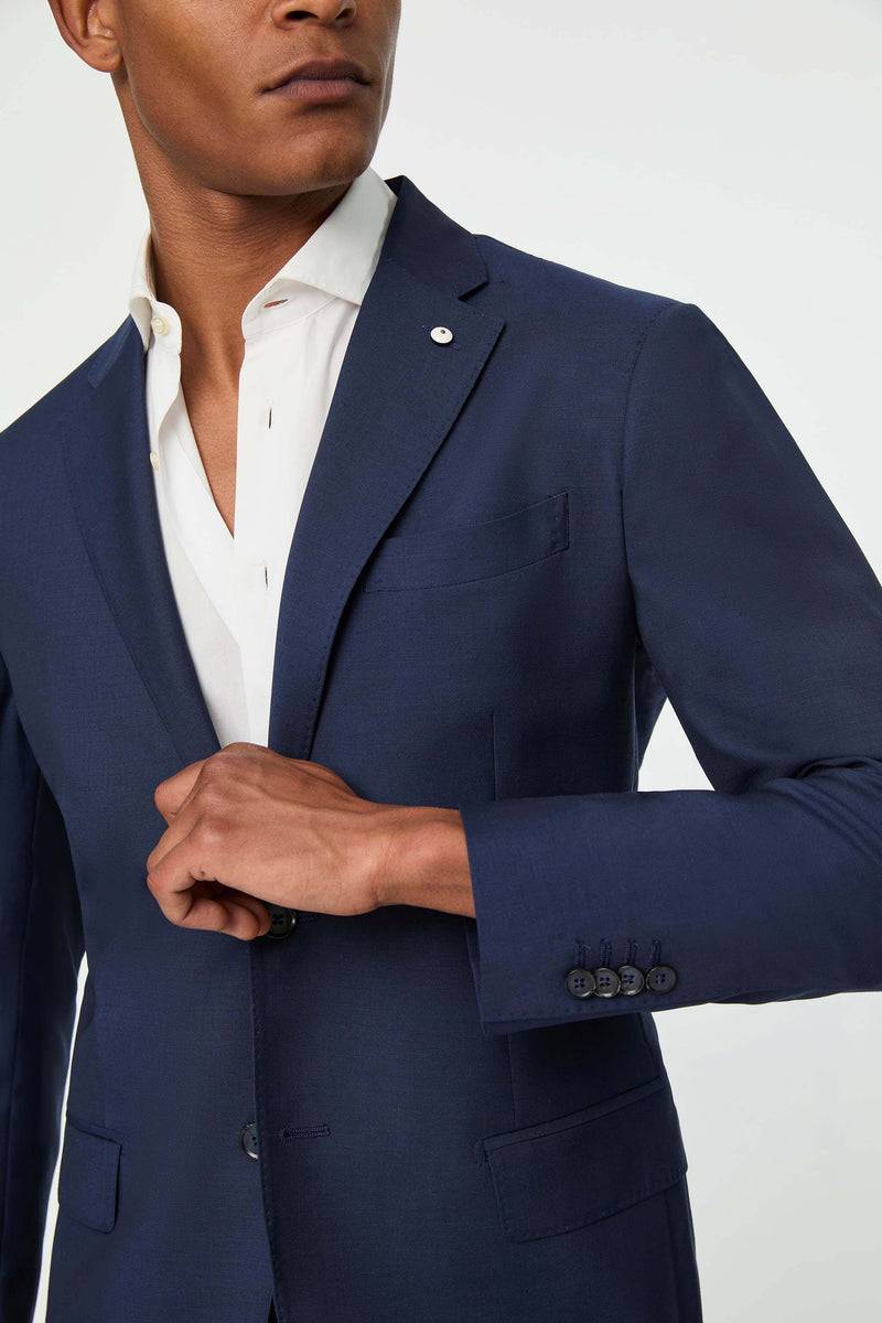 Lubiam Giacca Duetto JAMES Monopetto Blu Elettrico Giacca Duetto JAMES Monopetto Blu Elettrico