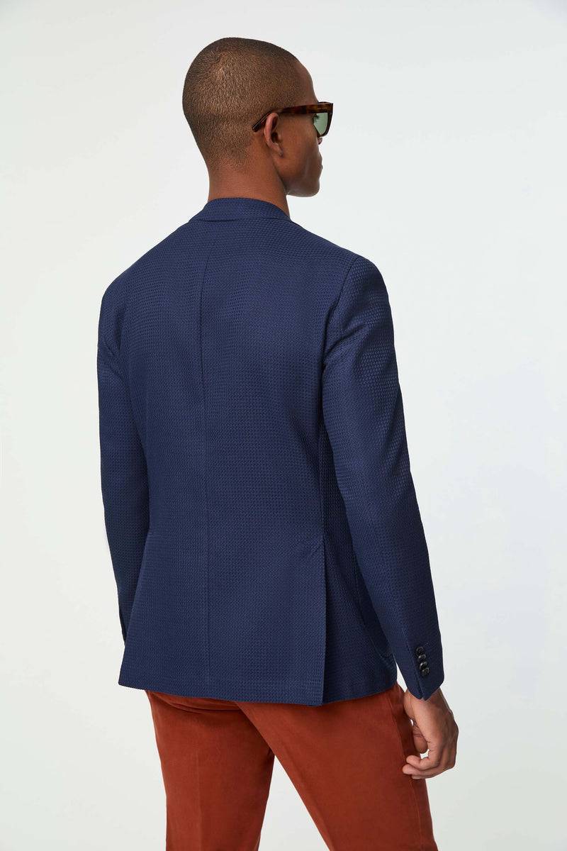 Lubiam Giacca JACK Blu Notte Lavorata Giacca JACK Blu Notte Lavorata