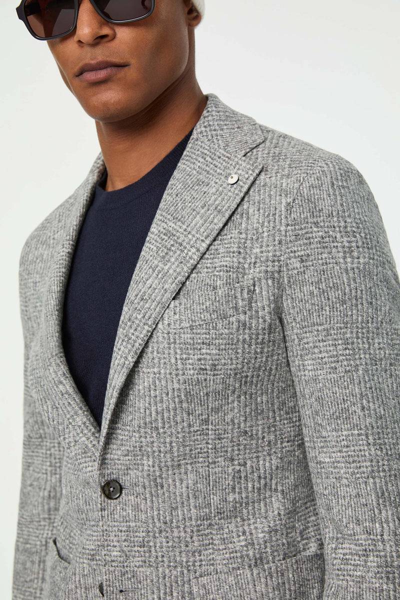 Lubiam Giacca JACK In Jersey Grigio Chiaro Giacca JACK In Jersey Grigio Chiaro