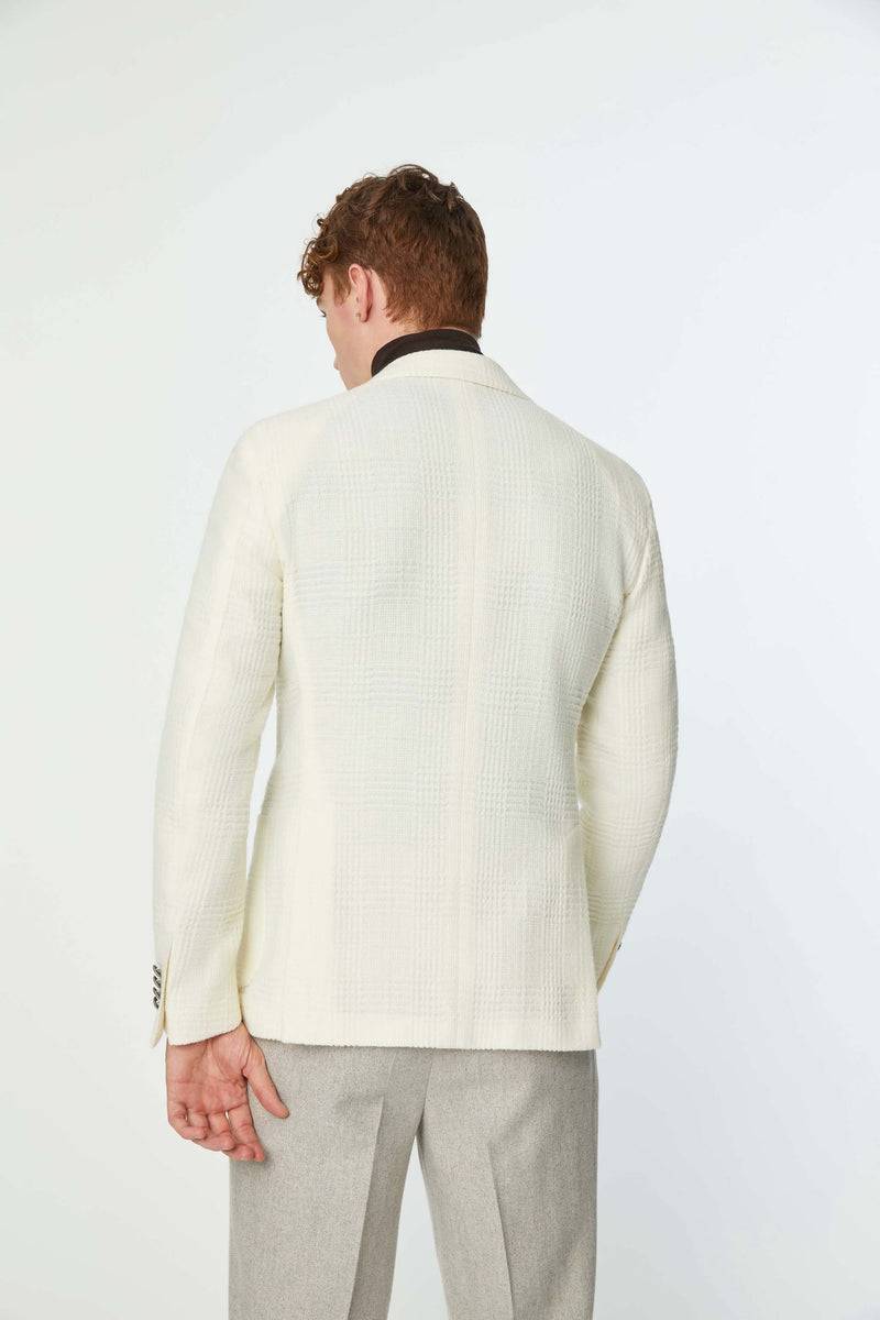 Lubiam Giacca JACK Slim Non Trattata Bianca Giacca JACK Slim Non Trattata Bianca