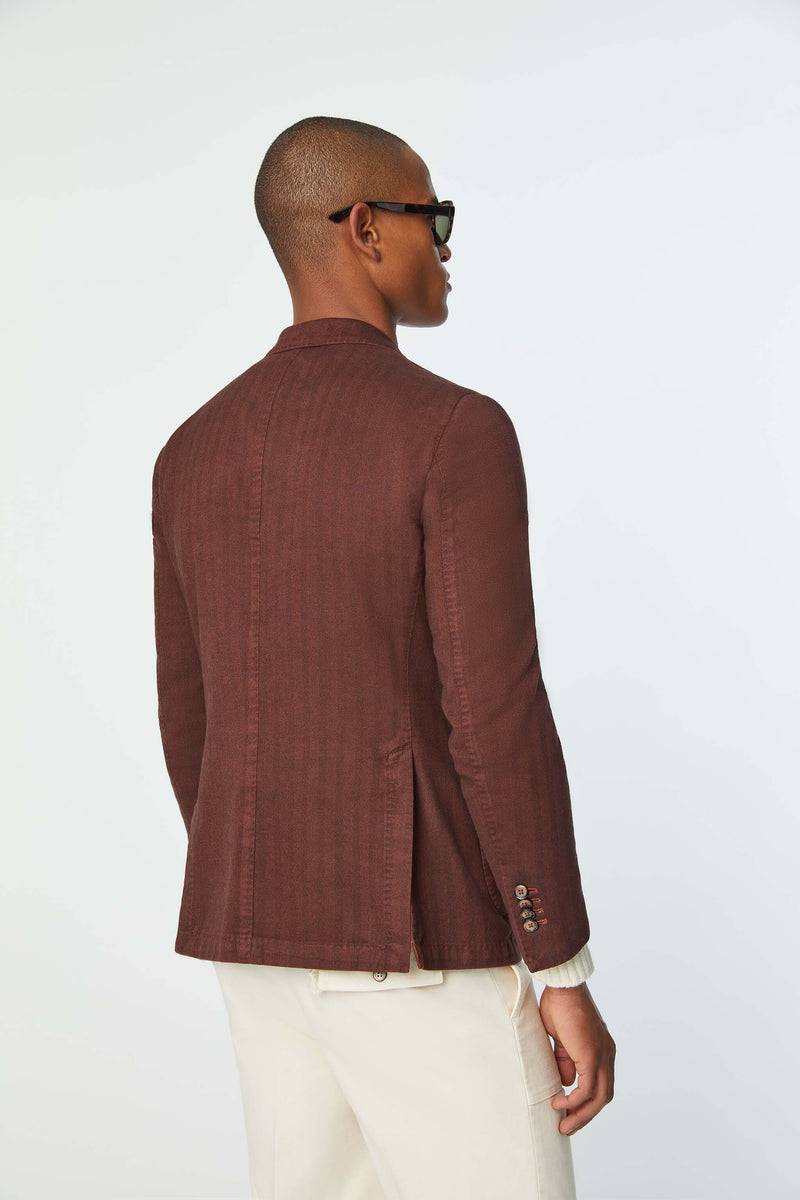 Lubiam Giacca JACK Slim Tinto Capo Marrone Giacca JACK Slim Tinto Capo Marrone