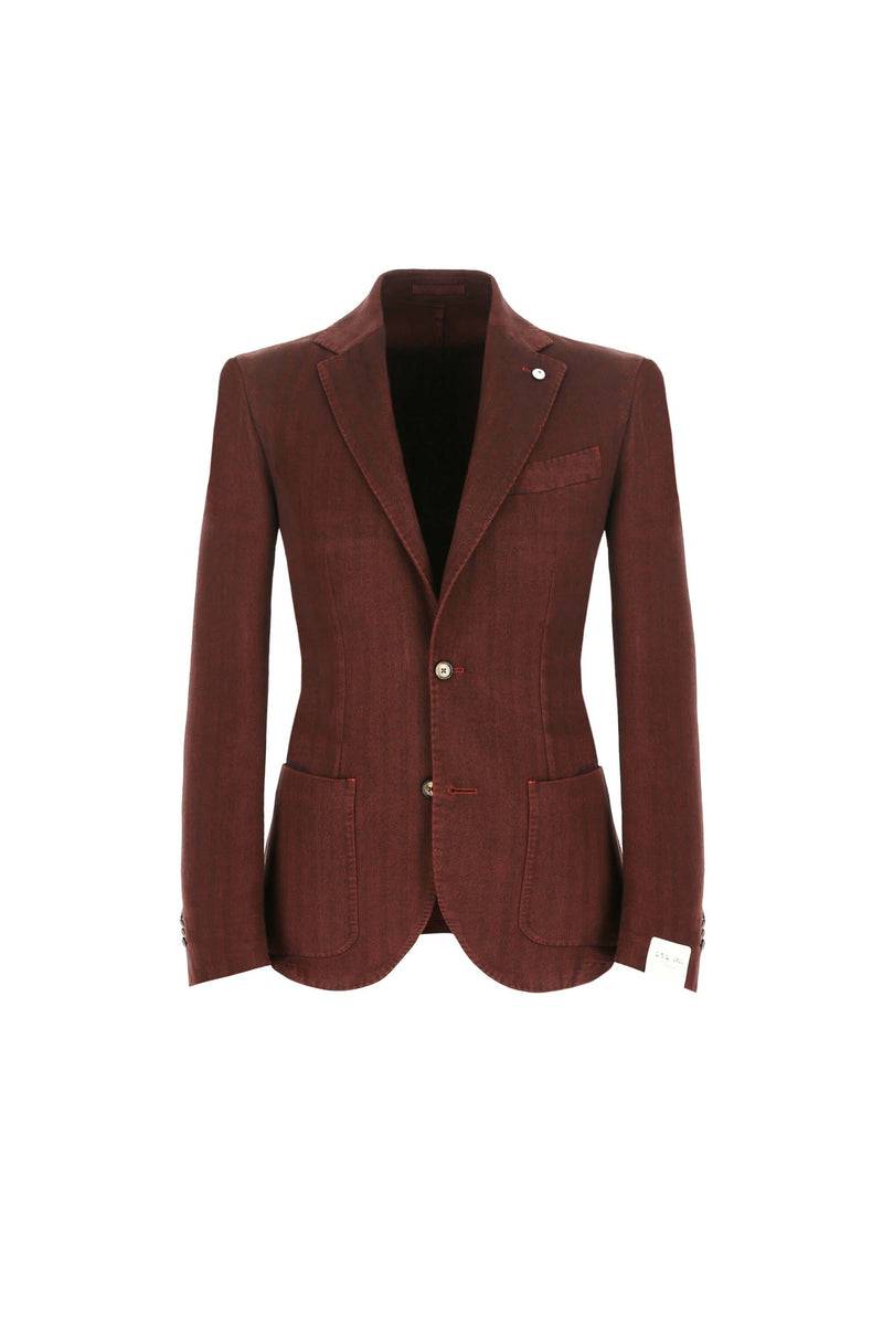 Lubiam Giacca JACK Slim Tinto Capo Marrone Giacca JACK Slim Tinto Capo Marrone