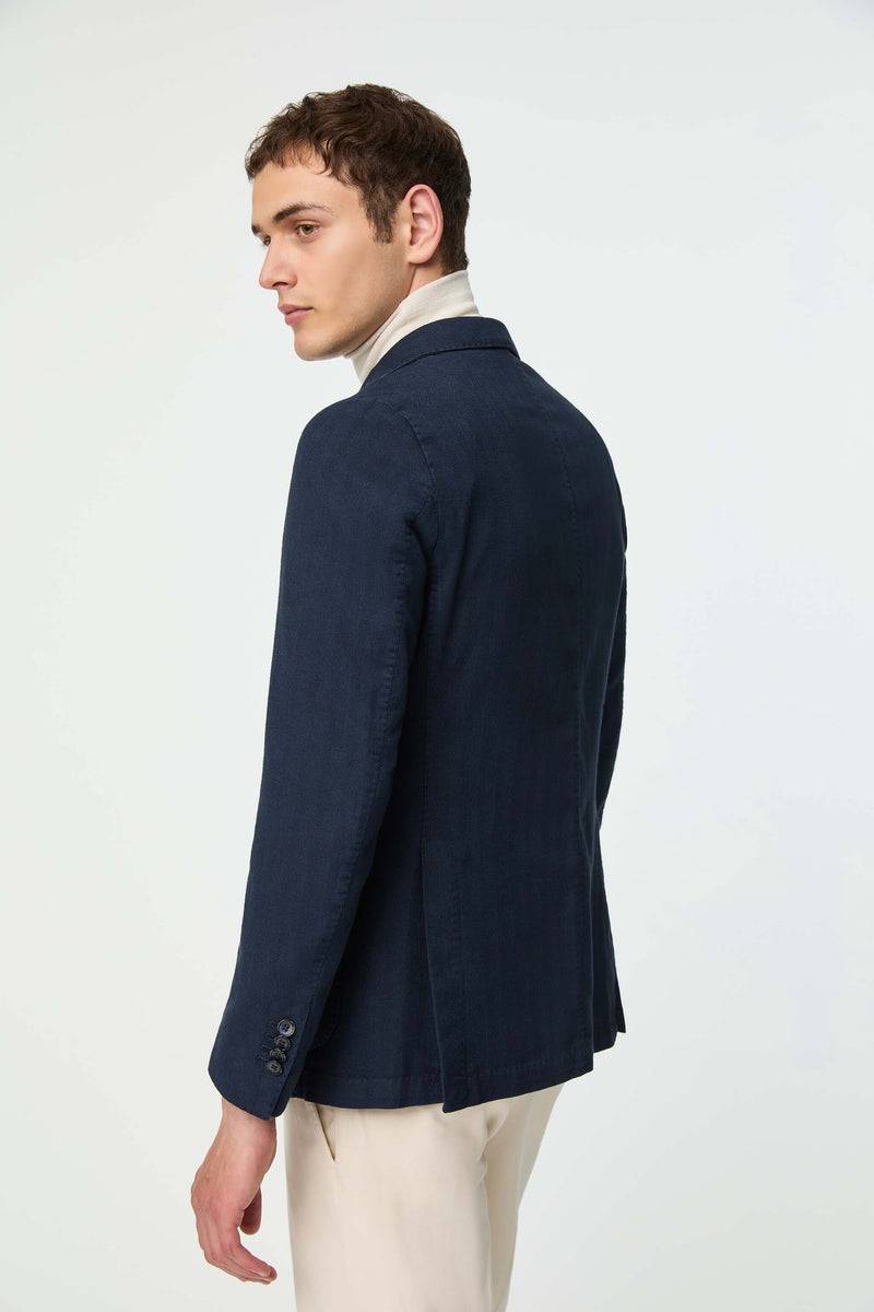 Lubiam Giacca JACK Tinto Capo Blu Oceano Giacca JACK Tinto Capo Blu Oceano