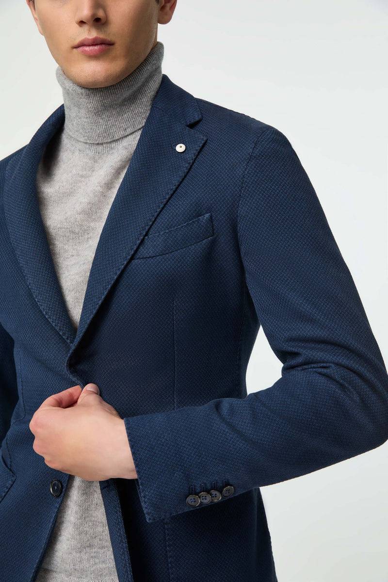 Lubiam Giacca JACK Tinto Capo Blu Scuro Giacca JACK Tinto Capo Blu Scuro