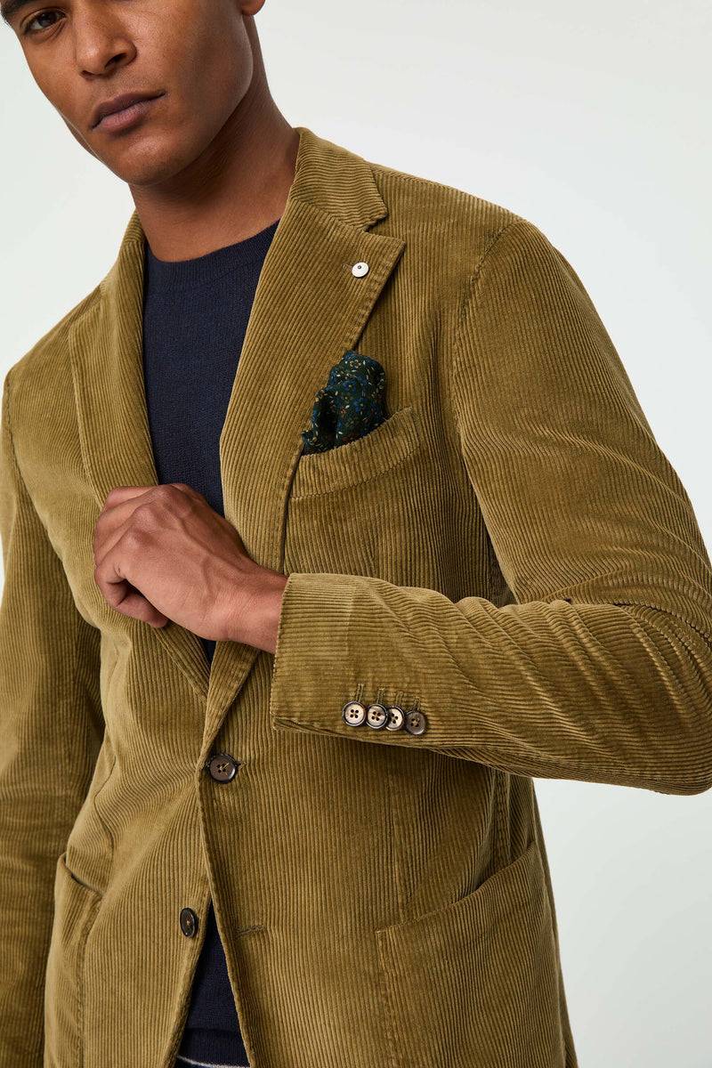 Lubiam Giacca JIM Tinto Verde Oliva Giacca JIM Tinto Verde Oliva