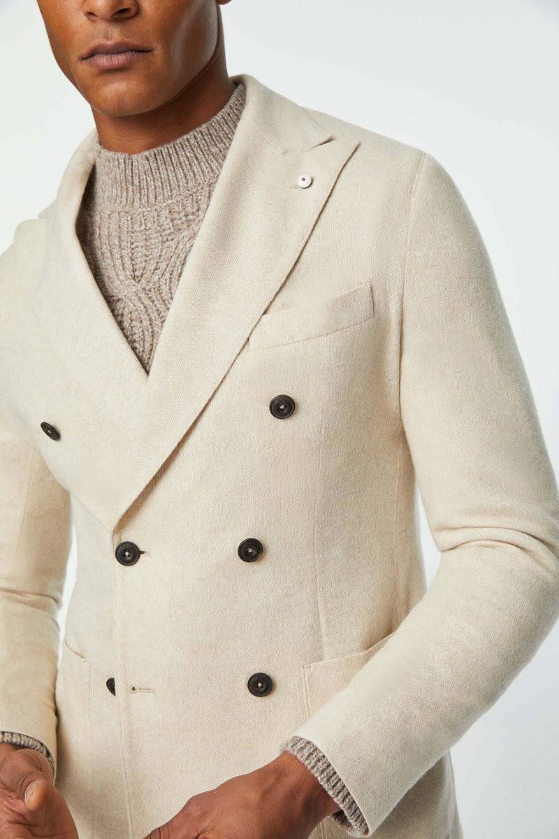 Lubiam Giacca PUNTO Doppiopetto Avorio Giacca PUNTO Doppiopetto Avorio