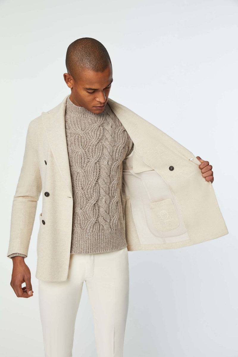 Lubiam Giacca PUNTO Doppiopetto Avorio Giacca PUNTO Doppiopetto Avorio