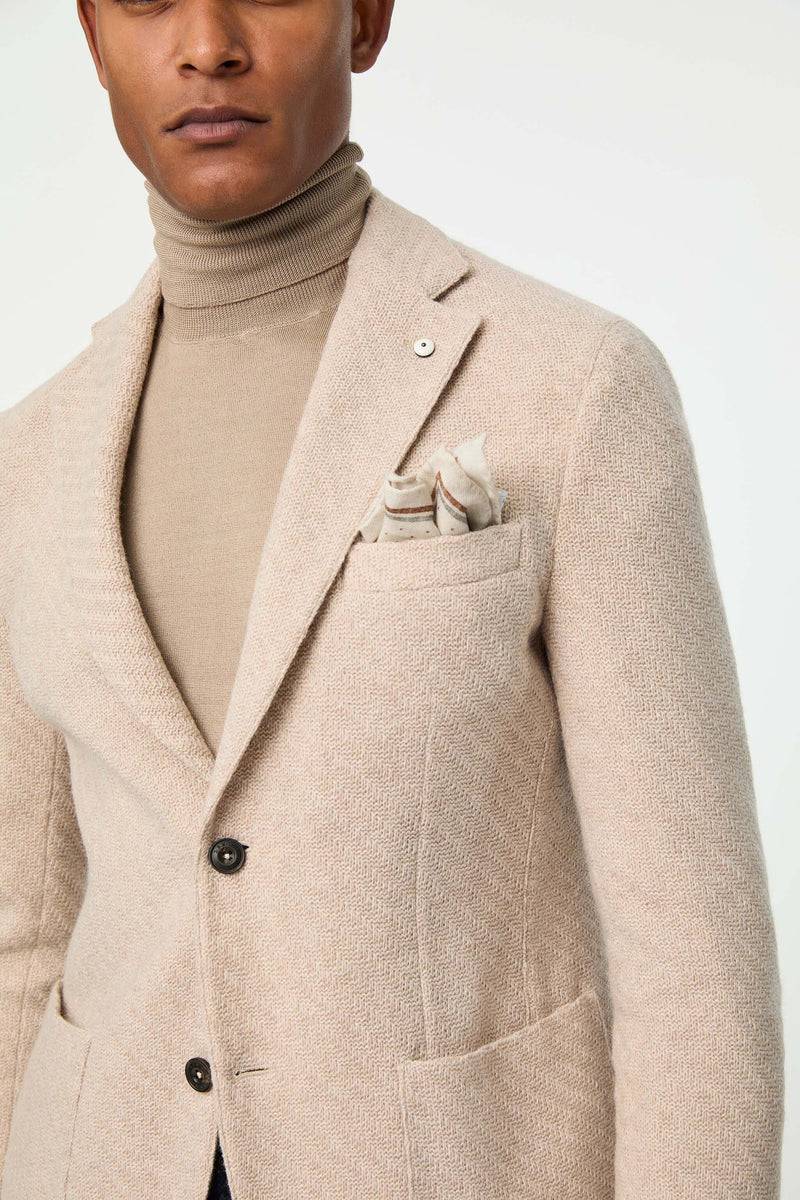 Lubiam Giacca PUNTO Monopetto Avorio Giacca PUNTO Monopetto Avorio