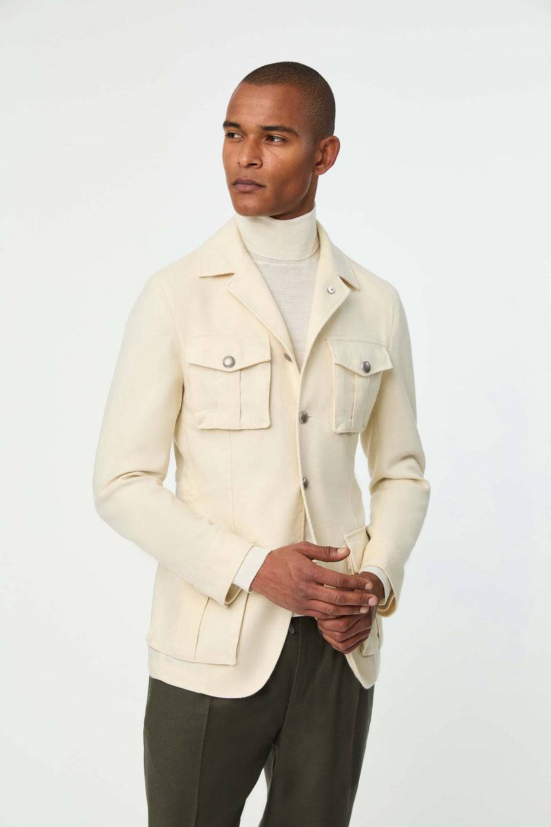 Lubiam Giacca SAHARA tinto capo bianco avorio Giacca SAHARA tinto capo bianco avorio