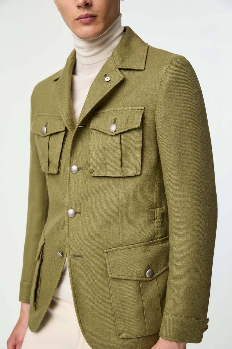 Lubiam Giacca SAHARA Tinto Capo Verde Oliva Giacca SAHARA Tinto Capo Verde Oliva