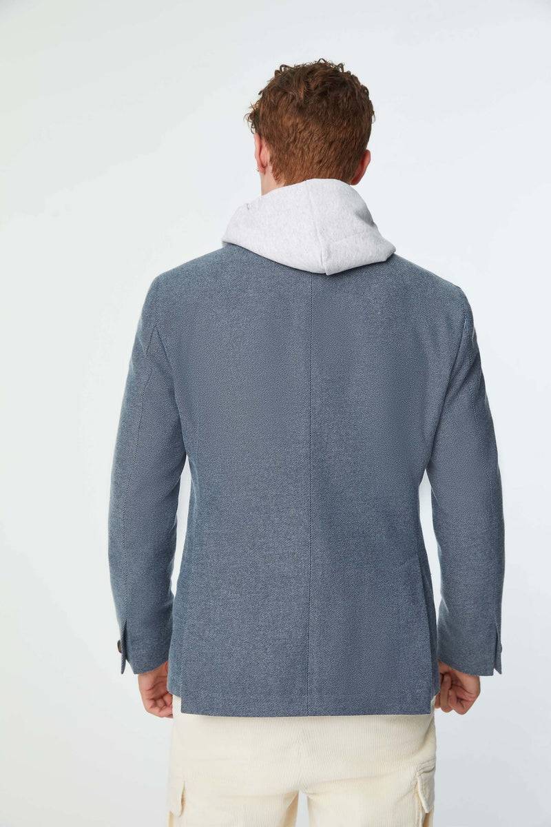 Lubiam Giacca TOM Blu Denim Sartorial Indigo Giacca TOM Blu Denim Sartorial Indigo