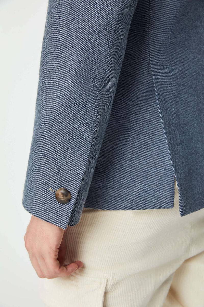 Lubiam Giacca TOM Blu Denim Sartorial Indigo Giacca TOM Blu Denim Sartorial Indigo