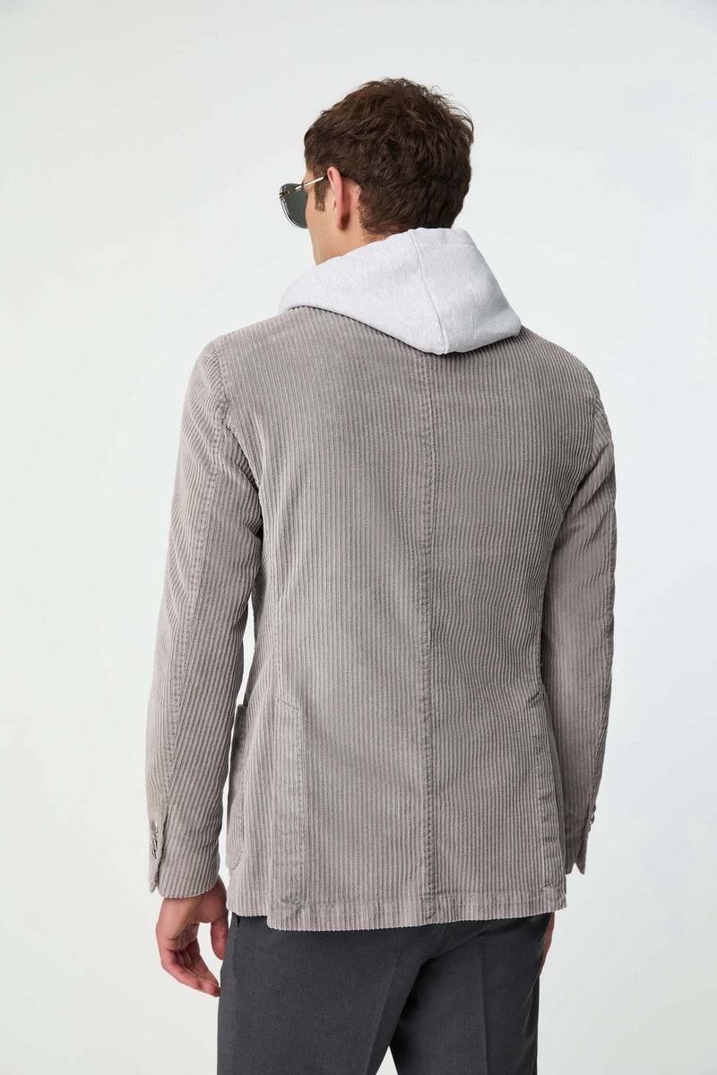 Lubiam Giacca TOM Doppiopetto Tinto Capo Grigio Ghiaccio Giacca TOM Doppiopetto Tinto Capo Grigio Ghiaccio