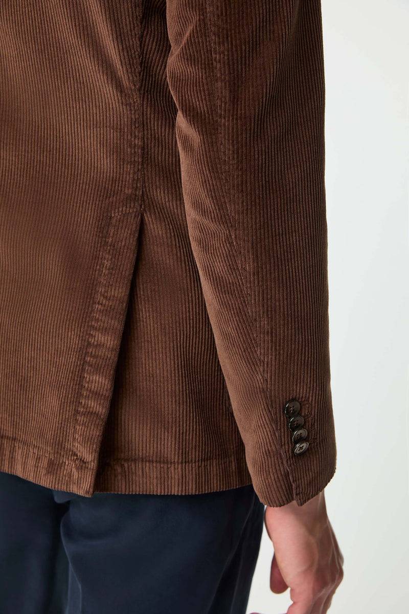 Lubiam Giacca TOM Doppiopetto Tinto Capo Marrone Giacca TOM Doppiopetto Tinto Capo Marrone