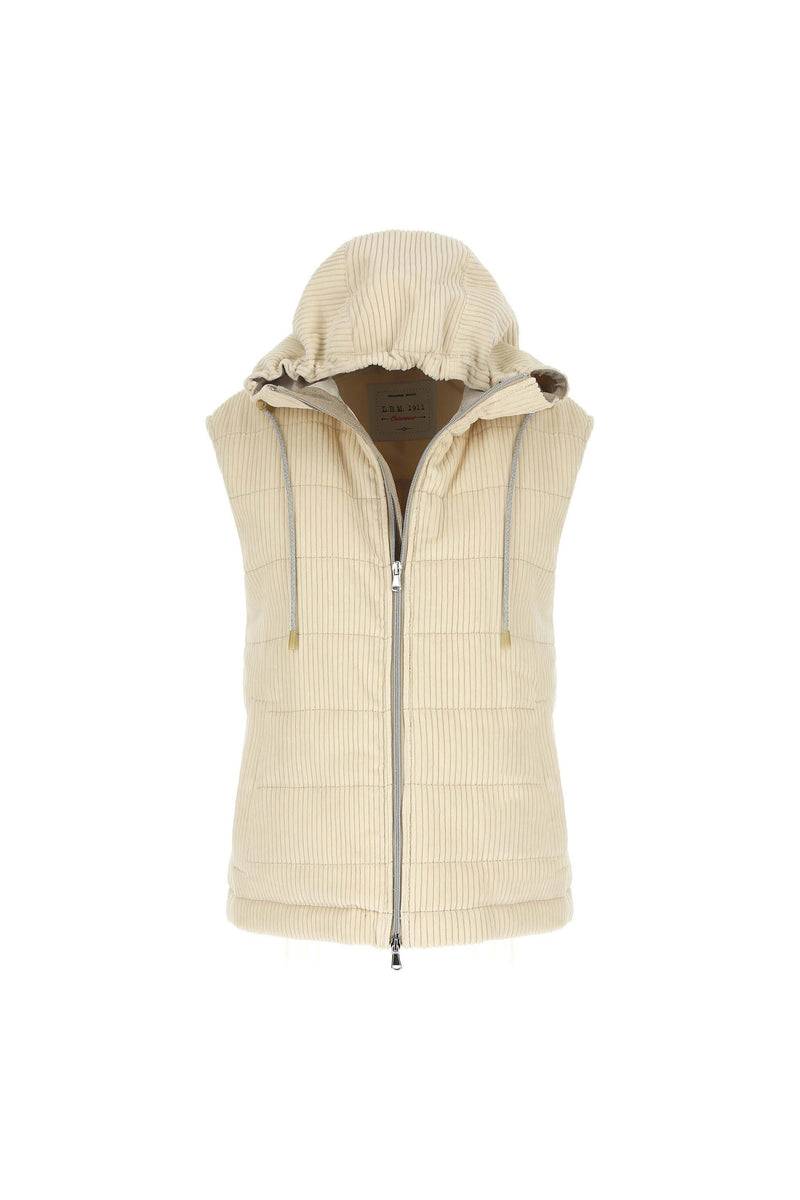 Lubiam Gilet Imbottito Bianco Avorio Gilet Imbottito Bianco Avorio