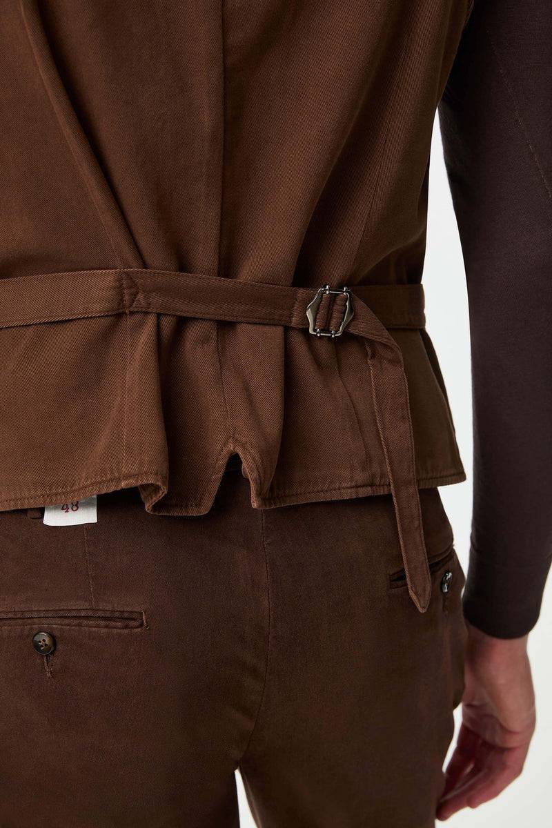 Lubiam Gilet MIKE Tinto Capo Marrone Gilet MIKE Tinto Capo Marrone