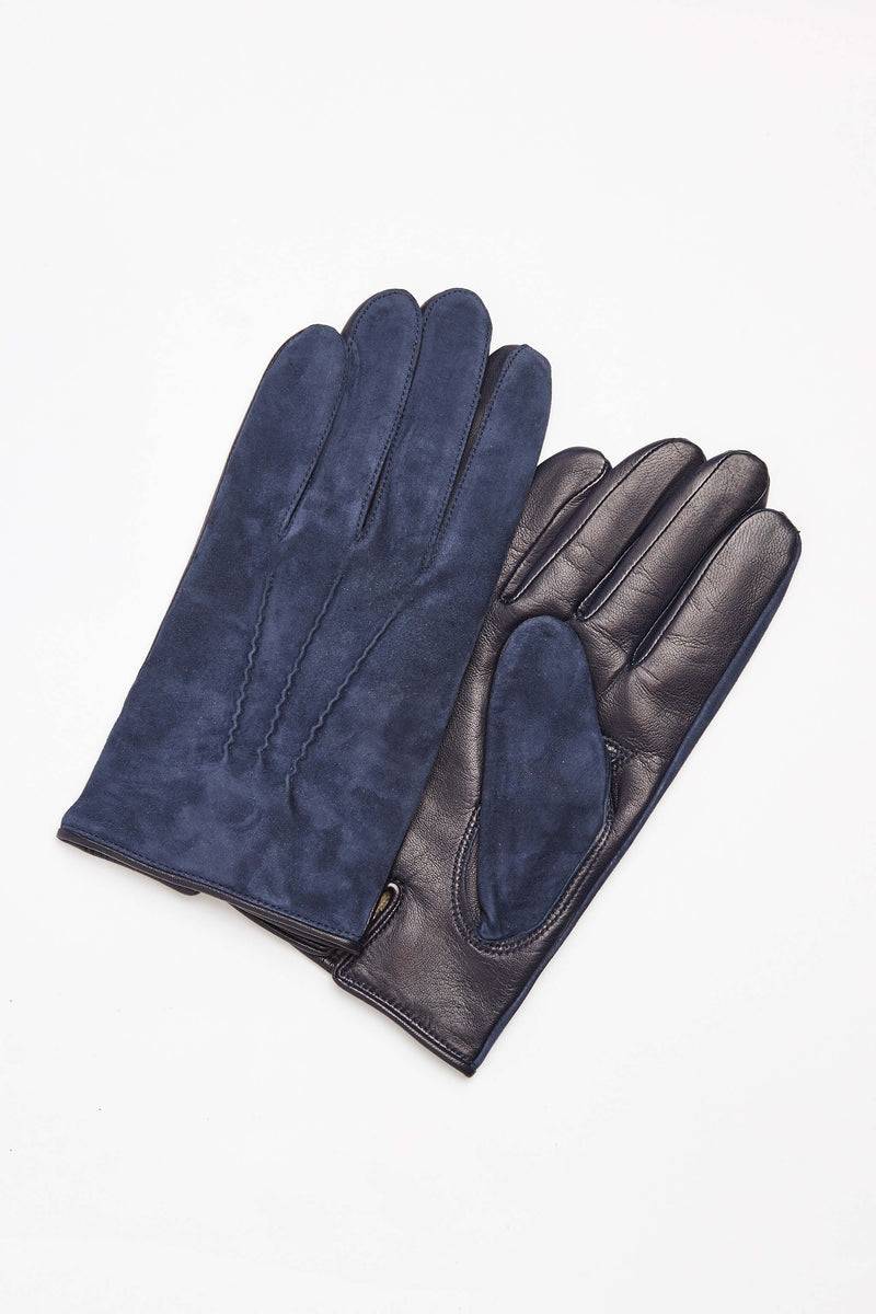 Lubiam Guanto in pelle bicolore Guanto in pelle bicolore