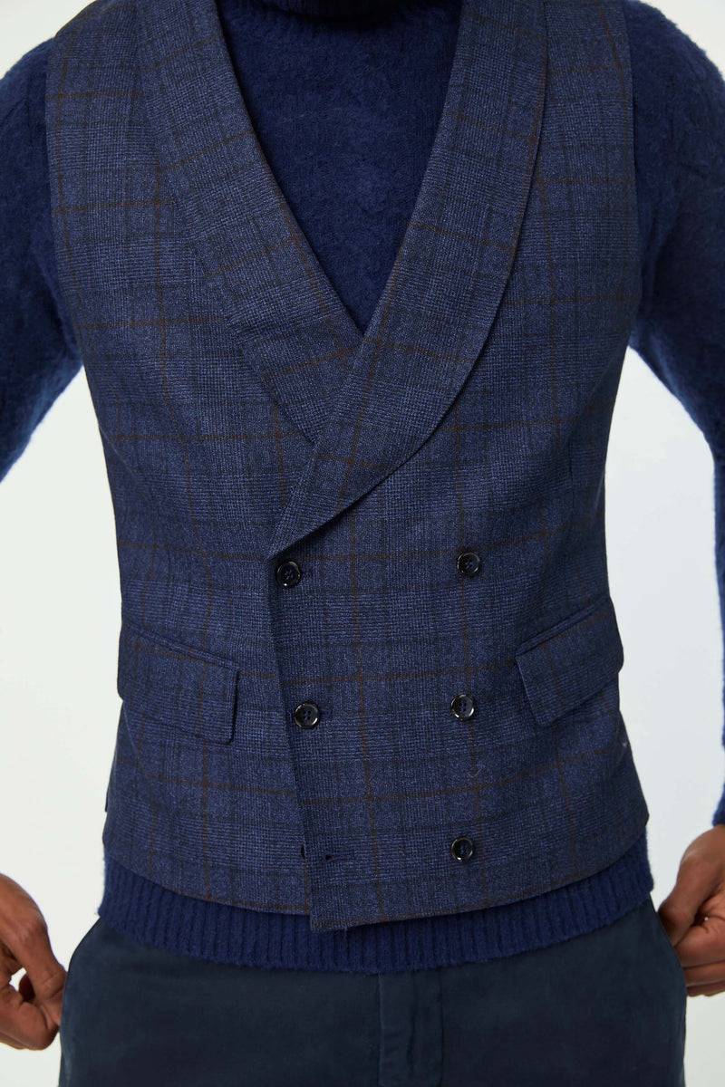 Lubiam Gilet OSCAR Blu Scuro Gilet OSCAR Blu Scuro