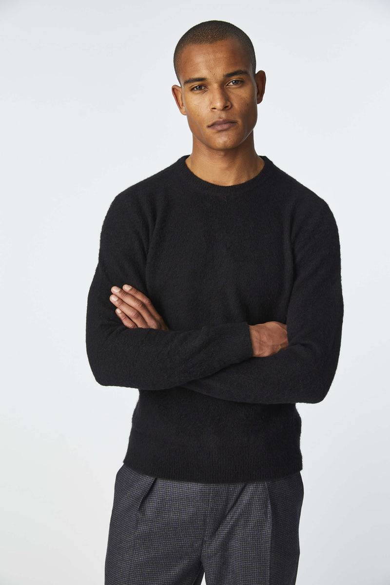 Lubiam Maglia girocollo nera Maglia girocollo nera