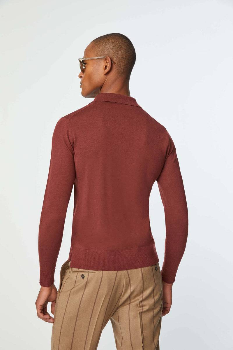 Lubiam Maglia Camicia Ultralight Bordeaux Maglia Camicia Ultralight Bordeaux