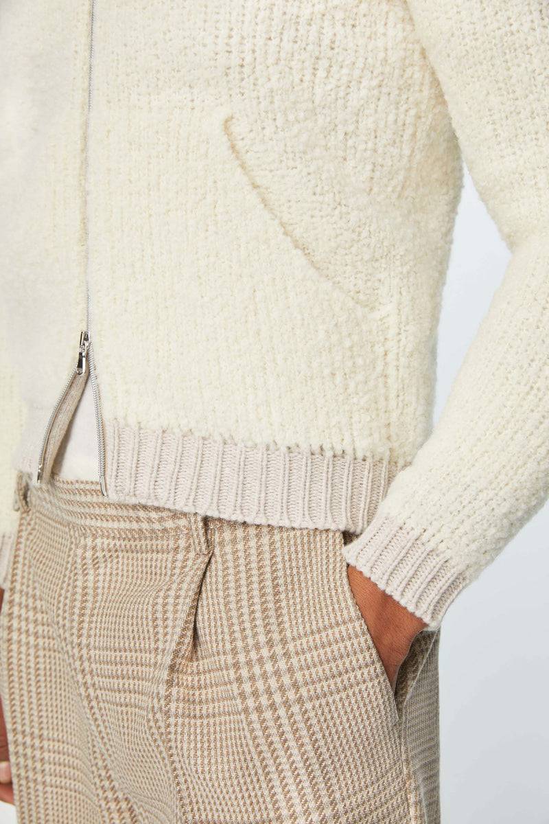 Lubiam Maglia Con Zip E Con Cappuccio Avoiro Maglia Con Zip E Con Cappuccio Avoiro