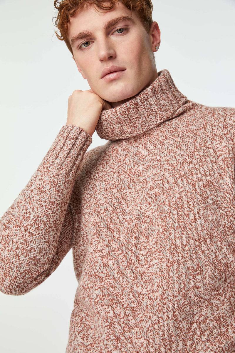 Lubiam Maglia Dolcevita Bordeaux Maglia Dolcevita Bordeaux