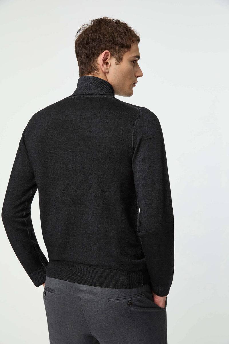 Lubiam Maglia Dolcevita Tinto Capo Nero Maglia Dolcevita Tinto Capo Nero