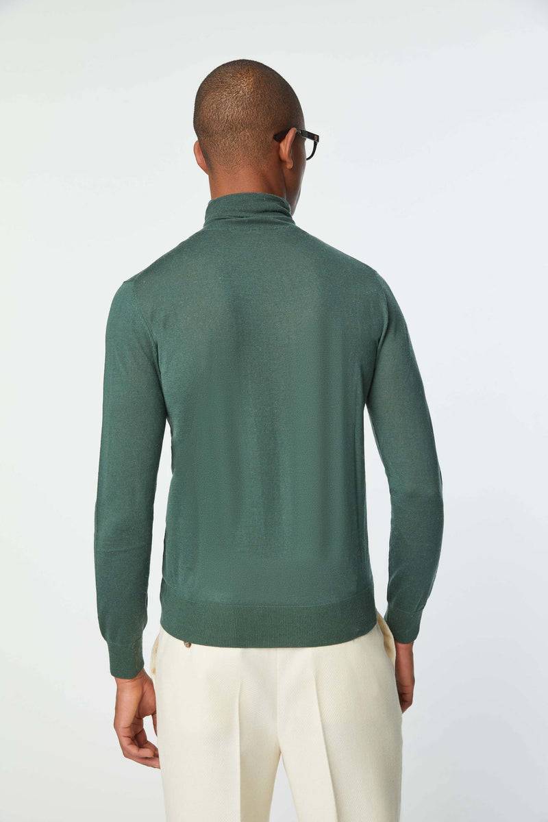 Lubiam Maglia Dolcevita Verde Bosco Maglia Dolcevita Verde Bosco