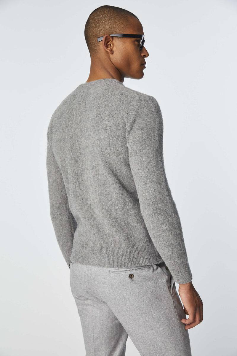 Lubiam Maglia Girocollo Leggera Grigia Melange Maglia Girocollo Leggera Grigia Melange