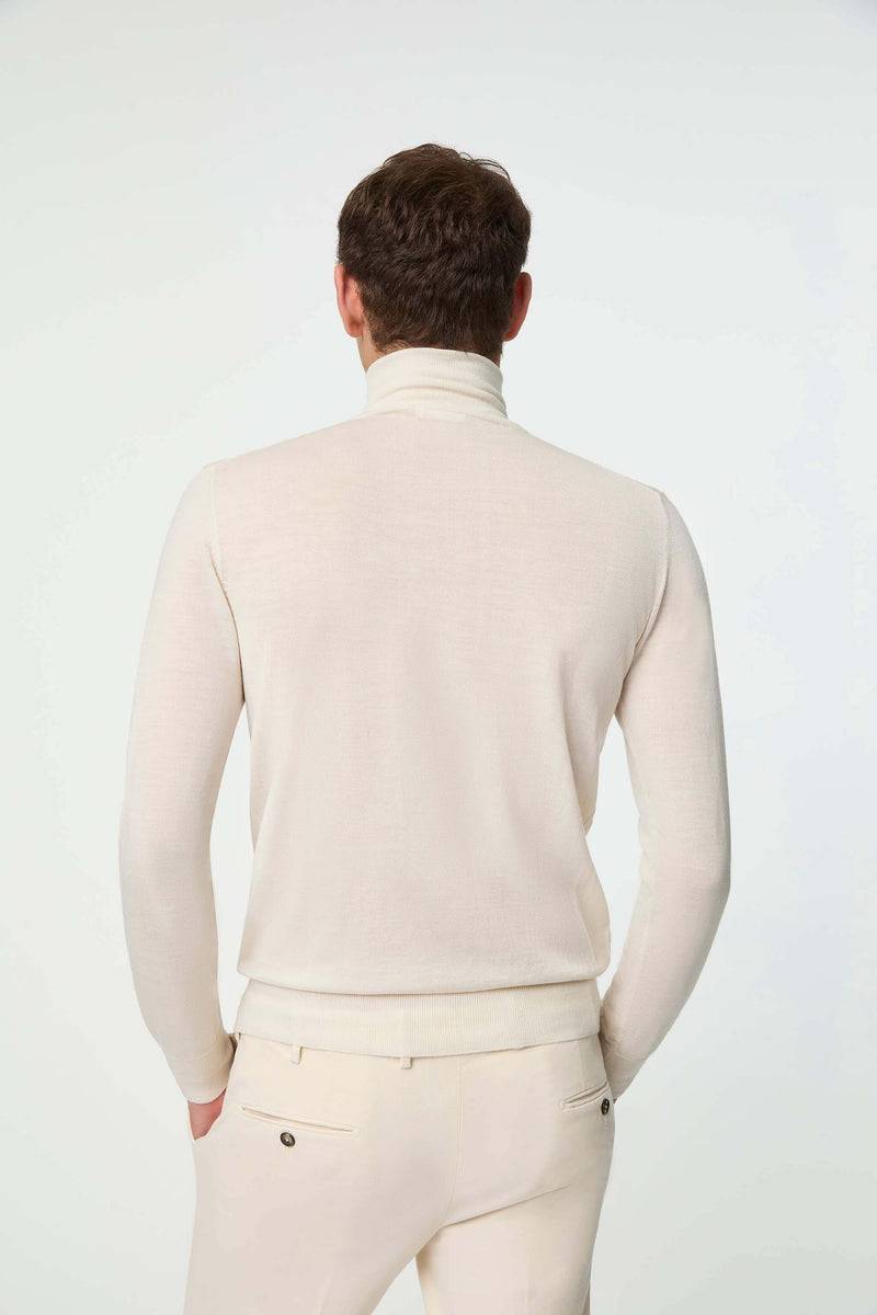 Lubiam Maglia Girocollo Ultralight Bianco Latte Maglia Girocollo Ultralight Bianco Latte