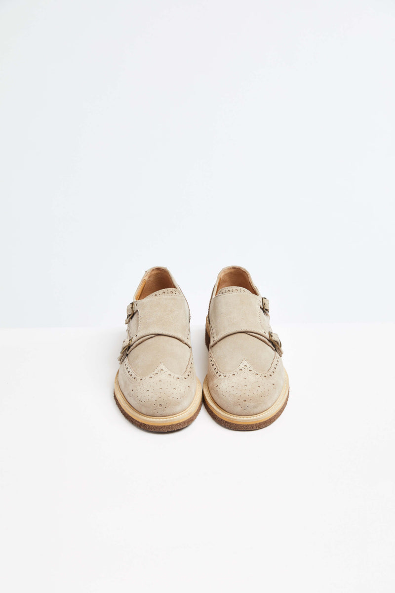 Lubiam Monkstrap in pelle beige Monkstrap in pelle beige
