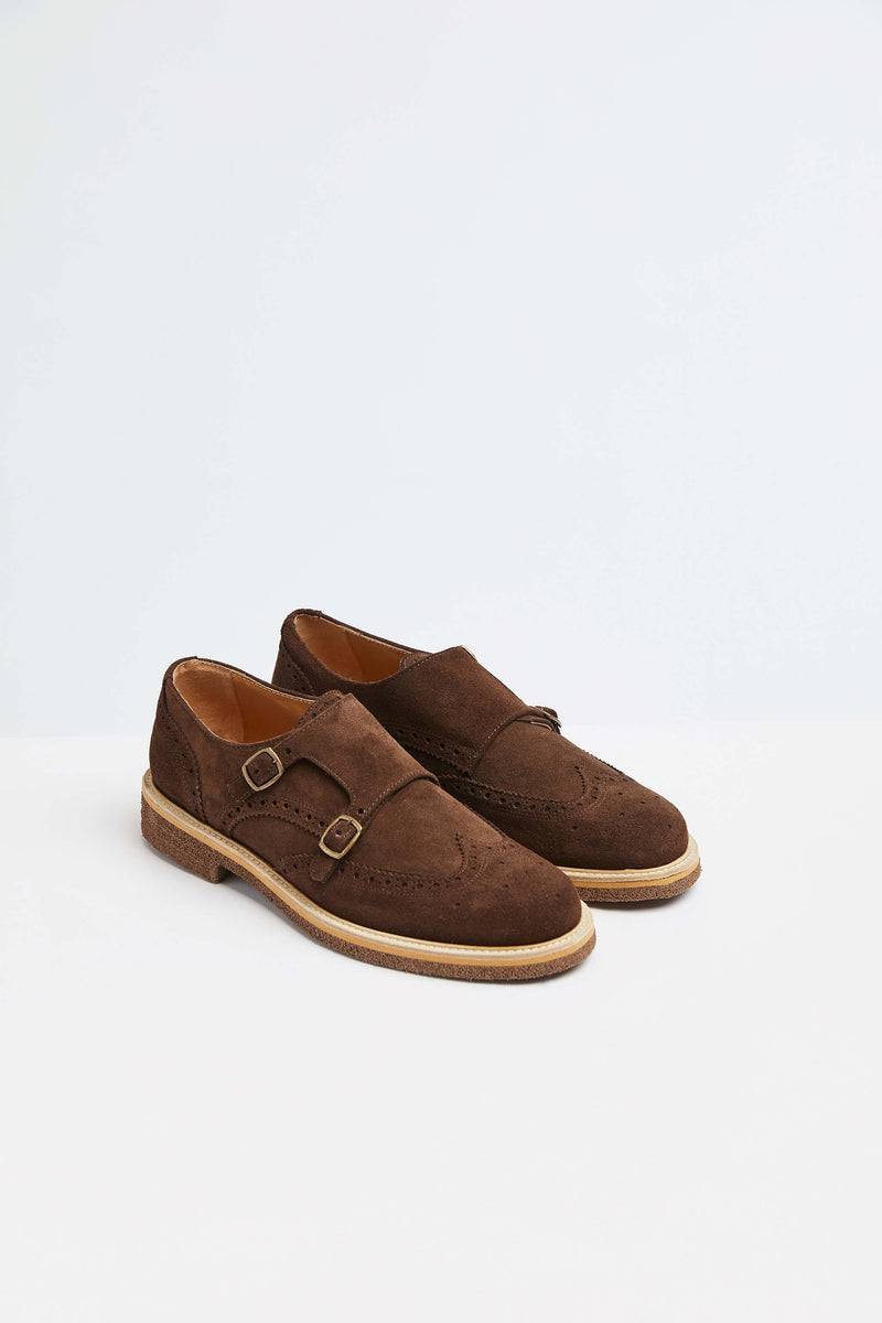 Lubiam Monkstrap In Pelle Marrone Monkstrap In Pelle Marrone