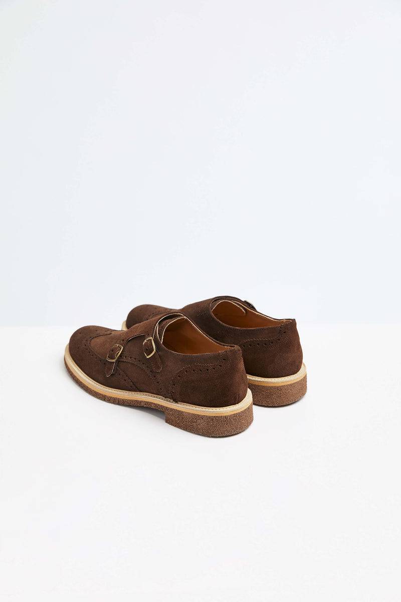 Lubiam Monkstrap In Pelle Marrone Monkstrap In Pelle Marrone