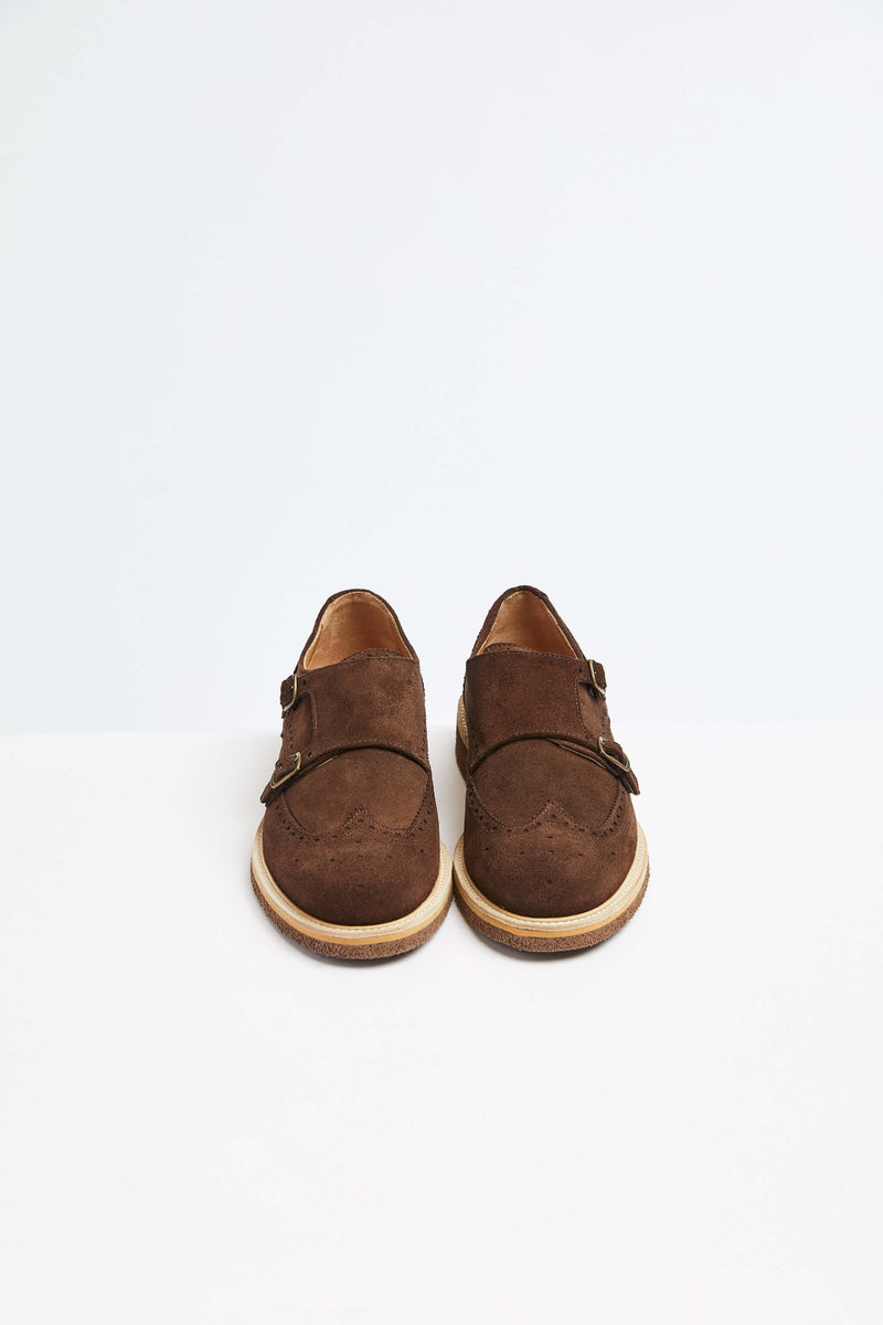 Lubiam Monkstrap in pelle marrone Monkstrap in pelle marrone